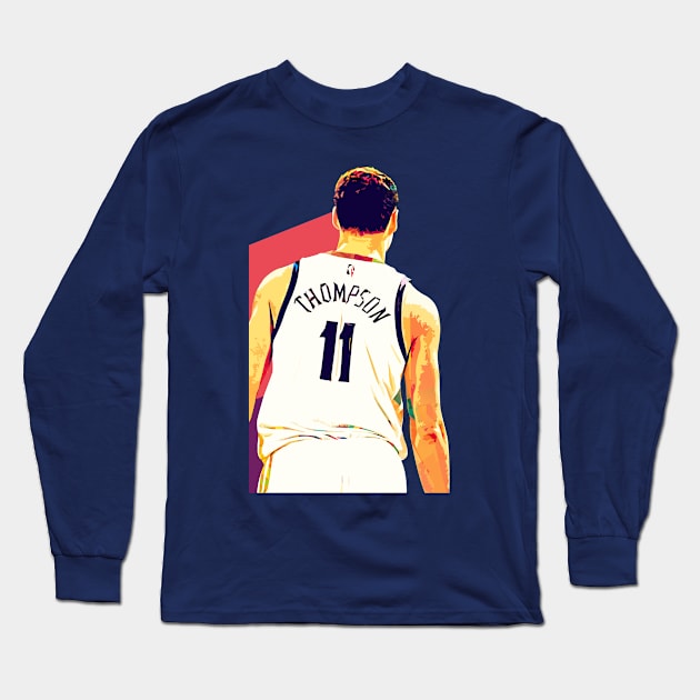 Klay Thompson Long Sleeve T-Shirt by Creativedy Stuff